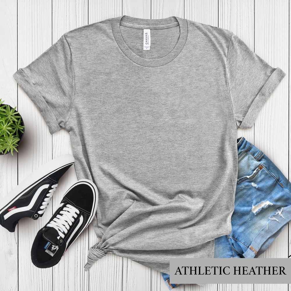 Athletic Heather t-shirt mockup
